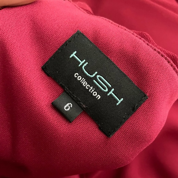 Bridesmaid Dress - Size 6 - Burgundy - Picture 3 of 3